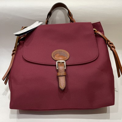 dooney and bourke nylon flap backpack