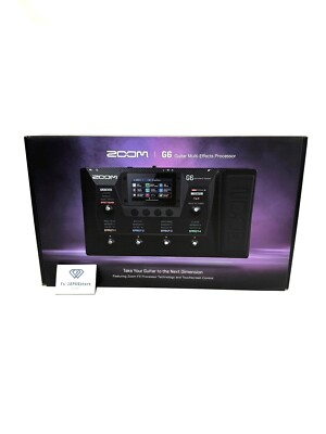 Zoom G6 Multieffektprozessor mit Expression Pedal NEU