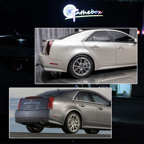 2x Red Lens Rear Side Marker Reflector Lights For Cadillac CTS / CTS V 2008-2013 - Picture 7 of 8