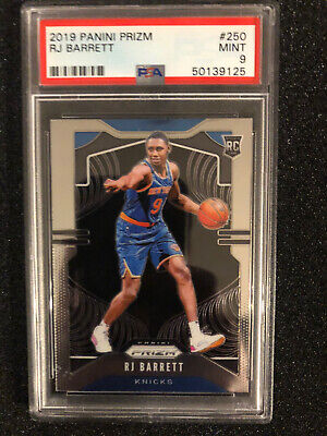 2019-20 Panini Prizm RJ Barrett Rookie RC #250, New York 2019-20 Panini Prizm RJ Barrett Rookie RC #250, New York