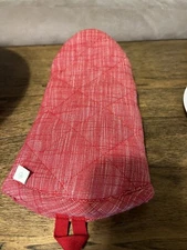 New Figmint Oven Mitt Red Cotton Kitchen NWOT