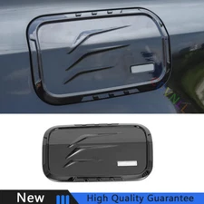 For Toyota Land Cruiser Prado Bright Black Fuel Filler Door Cover Gas Tank Cap