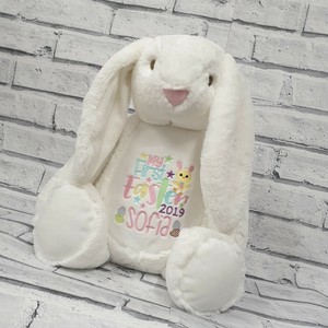 personalised easter bunny teddy