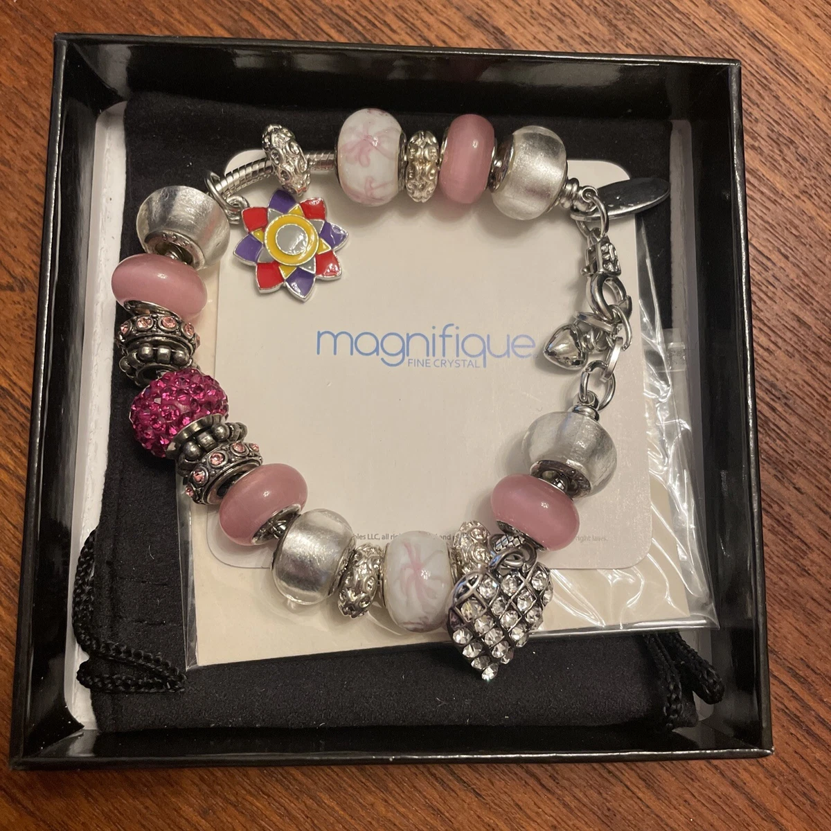 Magnifique Fine Crystal Bracelet New With Original Box eBay