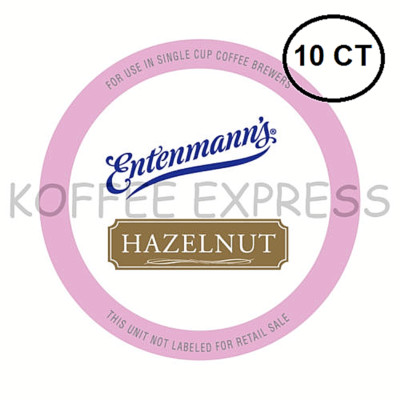 ENTENMANN'S COFFEE K CUPS FOR KEURIG 10 CT HAZELNUT