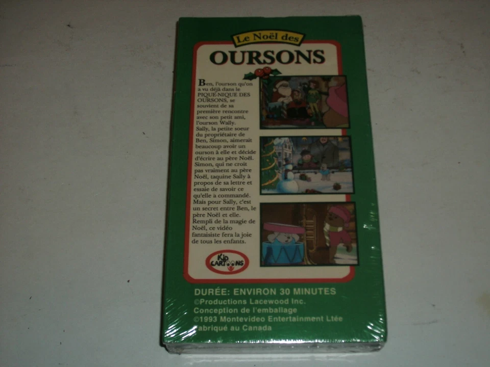 Le Noel Des Oursons (VHS)(French) NEW - Image 4 of 4