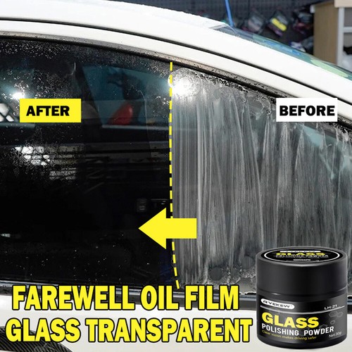 1set Car Glass Polishing Compound Powder Car Window Oil Film Scratch Remover