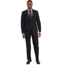 Nautica Men's Black Suit Modern-Fit Active Stretch NWT Size 42R W36