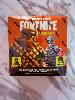  Panini Fortnite Series 3 Mega Box USA  + 2 Crystal Shard je 12 Packungen  