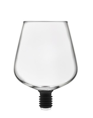 Wine Glass Bottle Topper,The Original Goblet To Drink Straight From The Bottle