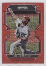 2022 Panini Prizm Tier III Red Wave Prizm 77/99 Hans Crouse #249 0x1
