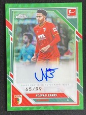Noahkai Banks 2025-26 Topps Chrome Bundesliga Green Wave Auto /99 #BA-NBA