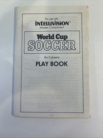 World Cup Soccer (Intellivision, 1983) - Cart / Manual / Overlays - Tested!