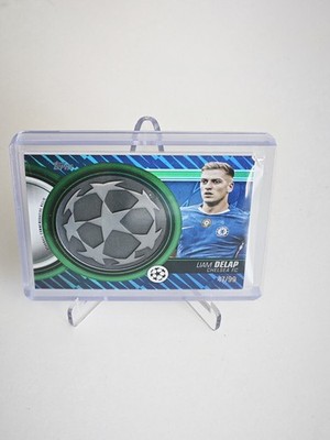 Liam Delap Topps UEFA 2025/26 Starball Relic Card - Chelsea FC - 47/99