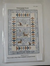 Castilleja Cotton Geese in  The Forest Quilt Pattern 28.5"x42.5" CJC 5290-1