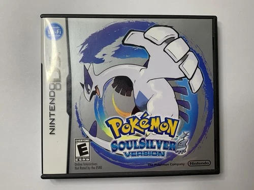 Pokémon SoulSilver Version Nintendo DS Manual Case Cartridge Wi-Fi RPG 2010