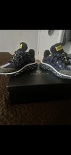 Versace Trigreca Men's Sneakers Black/Navy/Yellow Size 9/9.5