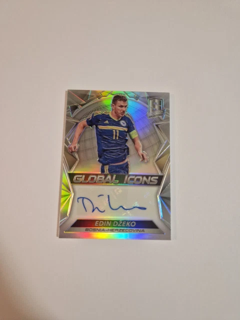 Panini SPECTRA Soccer 2016 17 Auto Autograph Autogramm Edin Dzeko Bosnia To 199