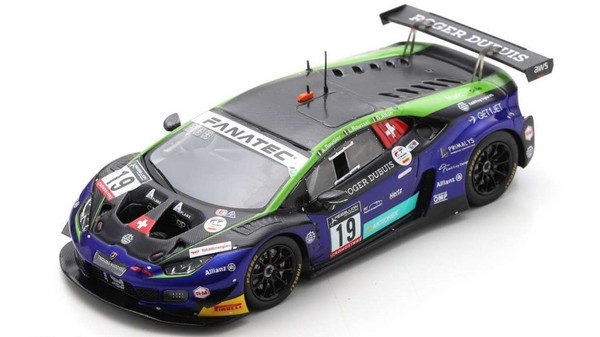 Spark Model Lamborghini Huracan GT3 N.19 24 H Spa 2022 ROUSSEL-ROUGIER-ALTOE 1:4-image