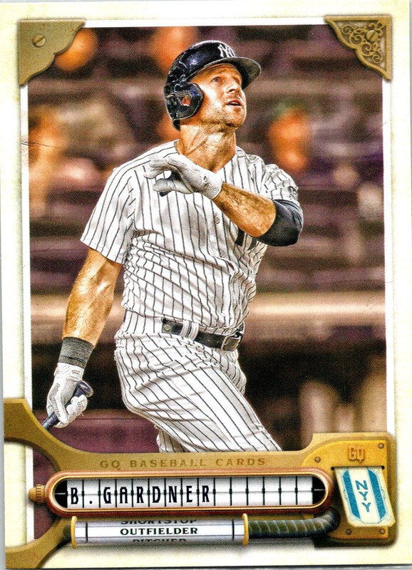 2022 Topps Gallery Brett Gardner #202 New York Yankees /320