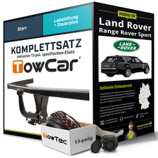 Für LAND ROVER Range Rover Sport II L494 Anhängerkupplung starr +eSatz 13pol 13-