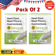 Purina Tidy Cats Breeze Litter Pellets Refill 7lb Pack of 2 Anti Tracking Clean