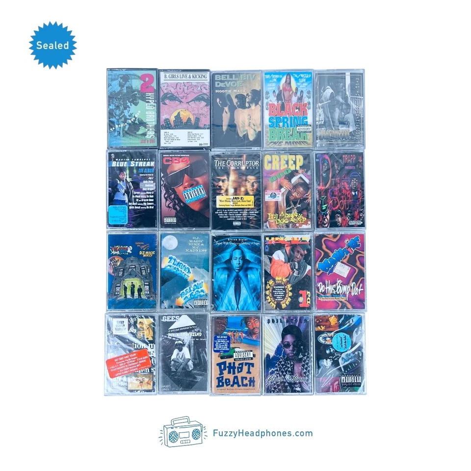 (50) SEALED Hip Hop / Rap Cassette Tapes: Jay-Z, Raekwon, 2Pac, Notorious B.I.G. - Image 2 of 4