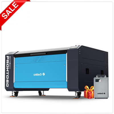 OMTech Pronto 60 35x51 130W CO2 Laser Cutter Cutting Machine with Chiller - Used