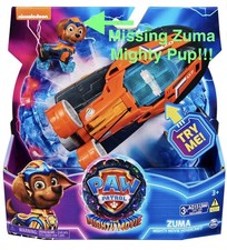 PAW Patrol The Mighty Movie Zuma Hovercraft Lights  Sounds Vehicle   NO FIGURE