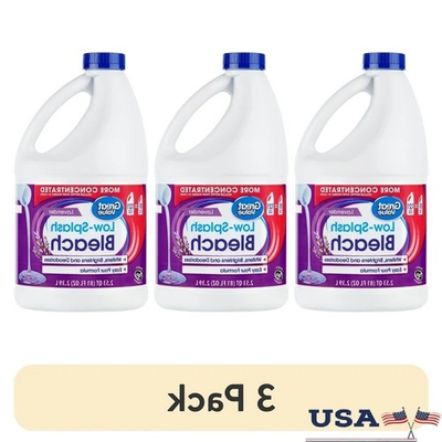 #ad 3 piece Low Splash Lavender Bleach Multi Surface Cleaner Deodorizer Laundry $13.00