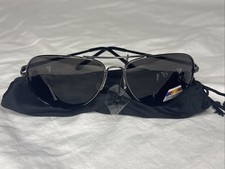 Pilot Designer, Aviator, Sunglasses, Gun Metal Metal Frame