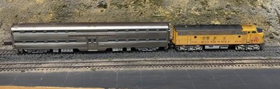 US Intermountain/Overland Milwaukee Road Commuter Train Brass/Messing DCC Sound 