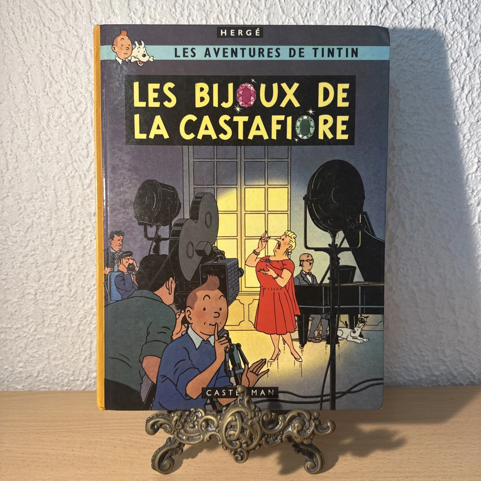 BD Les Aventures De Tintin Les Bijoux De La Castafiore Hergé Casterman 1963