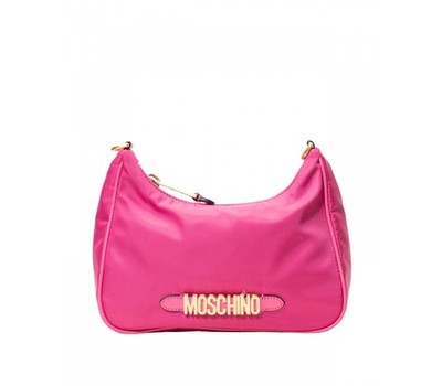Moschino Handbag Shoulder Strap, Metallic Letters Nylon Bag (New)
