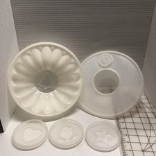 Vintage Tupperware Par-T-Jel 7-piece Large Jello Mold Set #776~777~778