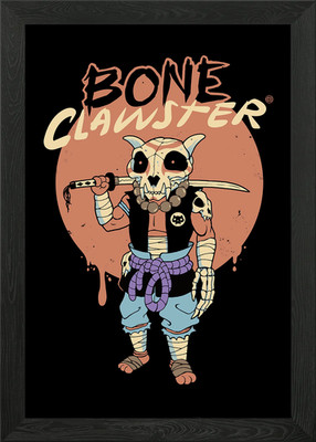 Bone Clawster gerahmtes Wandbild Poster Leinwanddruck Bild