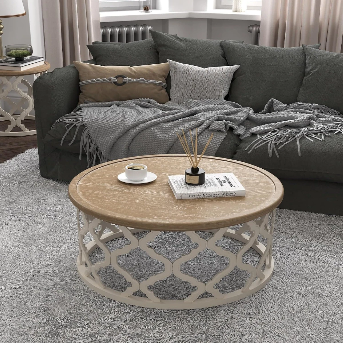 Shabby Chic Wooden Coffee Table Tables for sale | eBay
