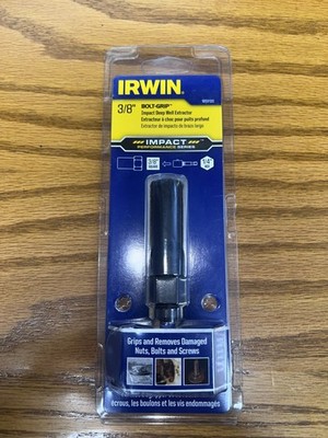 Irwin Bolt-Grip Impact Deep Well Bolt Extractor 1859120 1/4'' hex tp 3/8'' square