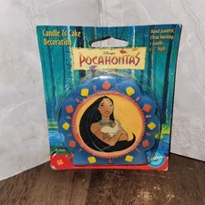 Wilton Disney Birthday Candle Cake Topper Decoration Hand-painted Pocahontas 