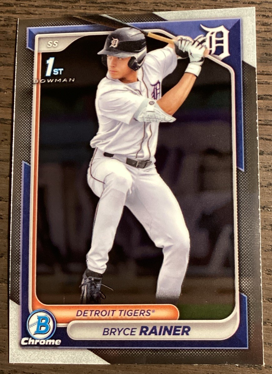 Bryce Rainer 2024 Bowman Draft Chrome 1st RC #BDC-86 Tigers