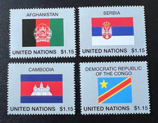 United Nations New Your 2014 MNH Flag singles