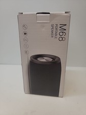 MusiBaby M68 Portable Bluetooth Speaker - Black New