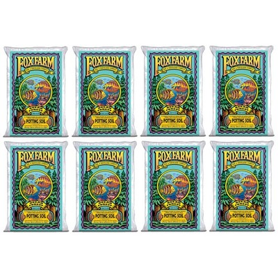 FoxFarm Ocean Forest Ready-to-Use Potting Soil, 1.5cu ft, Pack of 8