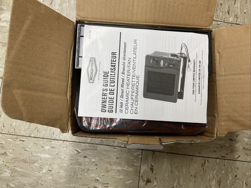 ROADPRO 12-volt Ceramic Heater/Fan 300 Watt Power Rating - Foto 2 di 2
