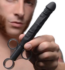 Lube Shooter Jizz Shooter Silicone Dildo Lubricant Launcher