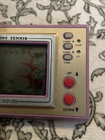 Vintage 1982 Nintendo Game & Watch Snoopy Tennis - Tested and Working- SP-30