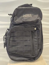 NRA Backpack Black Multi-Pocket Tactical Hunting Outdoor Gear Bag Travel Gift