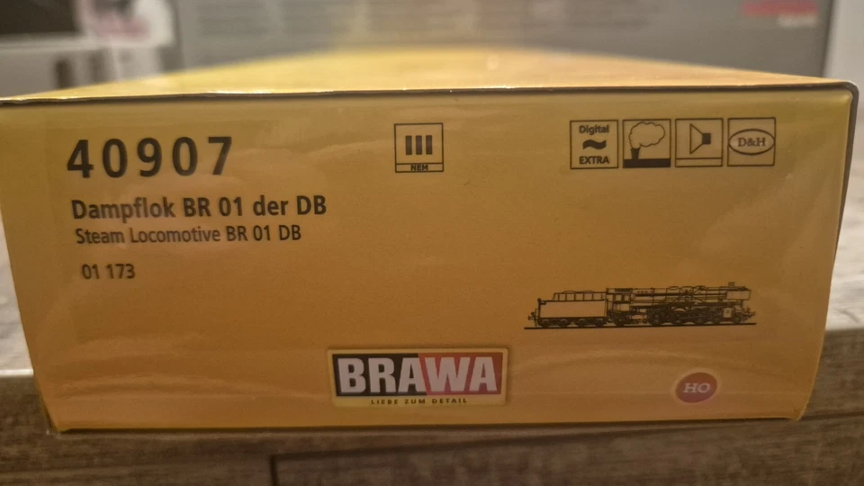 H0 Brawa 40907 Digital Dampflok Br 01 Sound/Rauch - Bild 3 von 3