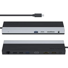 12-in-1 USB C Docking Station, Triple Display Type C Hub Multiport 12 in 1