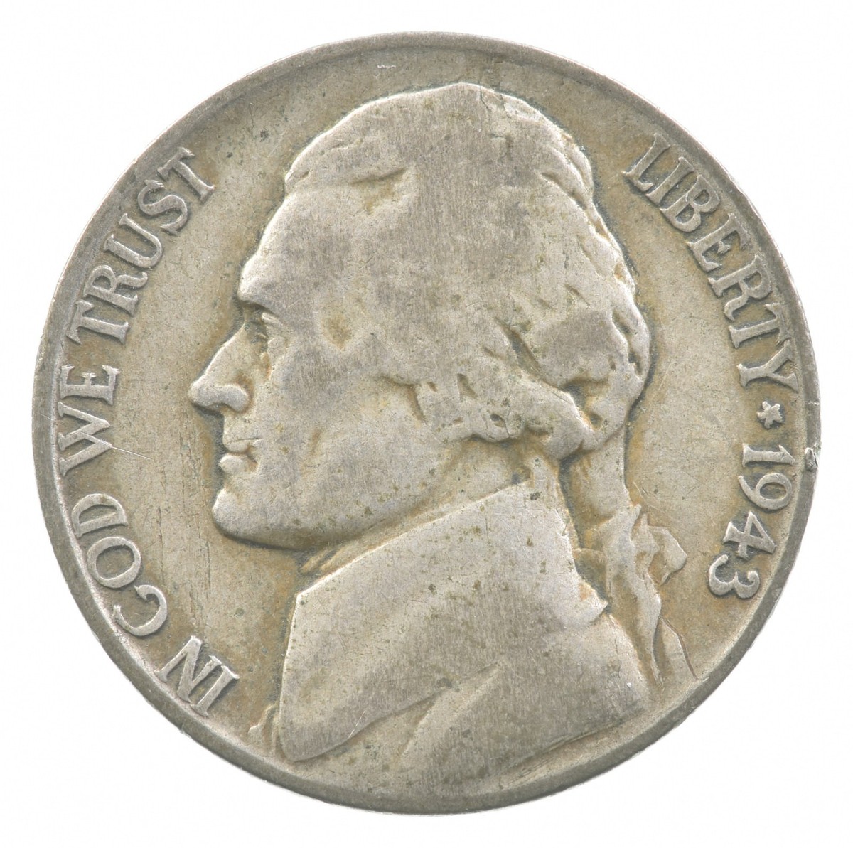 1943-P Jefferson Nickel Doubled Eye *5201 | eBay
